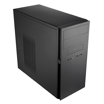 MidiTower Powerman ES725 Black PM-400ATX 2*USB 2.0,HD,Audio mATX
