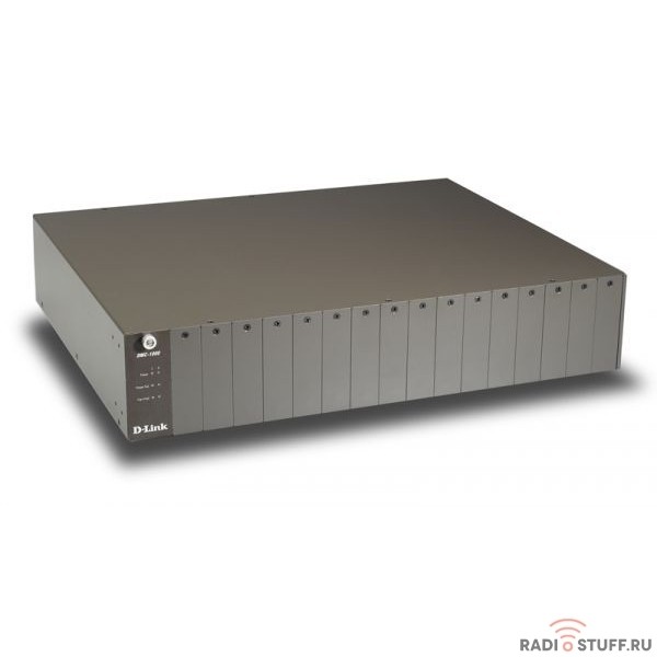 D-Link DMC-1000/RU/A3A PROJ Шасси для медиаконвертеров с 16 слотами расширения
