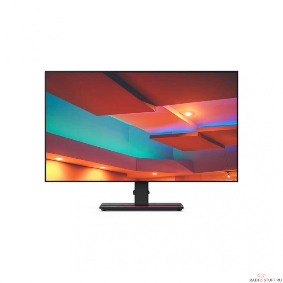 LCD Lenovo 27" ThinkVision P27h-20 [61E9GAT6] {IPS 2560x1440 4ms 1000:1 350cd 178/178 1xHDMI1.4 1xDisplayPort1.2 1xDP(Out)1.2 1xUSB-C 4xUSB3.1 RJ-45 Speakers}