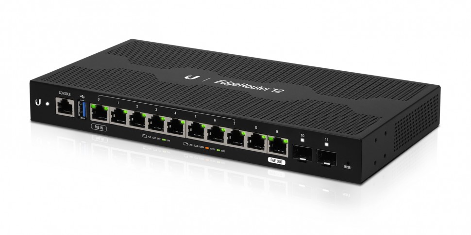 EdgeRouter 12 маршрутизатор, PoE, Ubiquiti 