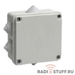Iek UKO11-100-100-050-K41-44 Коробка КМ41233 распаячная для о/п 100х100х50 мм IP44 (RAL7035, 6 гермовводов)